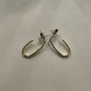 Kendra Scott Gold Oval Hoop Earrings
